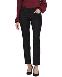 NYDJ - Petite Sheri Black Slim Jean - Lyst