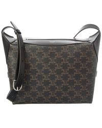 Celine - Harry Triomphe Canvas & Leather Crossbody - Lyst