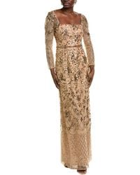 Marchesa - Sequin Lattice Gown - Lyst