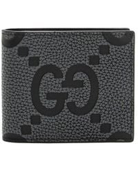 Gucci - Jumbo Gg Embossed Leather Bifold Wallet (Authentic Pre-Loved) - Lyst
