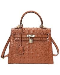 Tiffany & Fred Paris - Leather Satchel - Lyst
