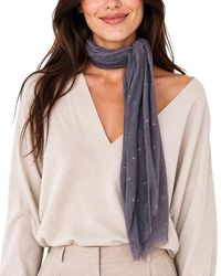 Blue Pacific - Vintage Stars Cashmere-Blend Neckerchief - Lyst