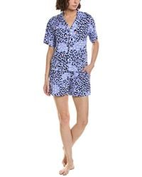 Hue - 2Pc Top & Boxer Pajama Set - Lyst