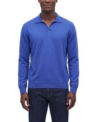 N.Peal Cashmere - Padstow Cashmere-Blend Polo Shirt - Lyst