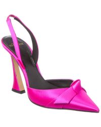 Alexandre Birman - Clarita Bell Satin Slingback Pump - Lyst