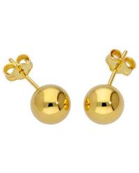 Liv Oliver - 18K Plated Stud Earrings - Lyst