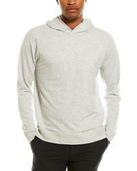 Vince Popover Cashmere-blend Hoodie - White