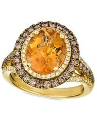 Le Vian - Cinnamon Citrine® 14k 3.71 Ct. Tw. Diamond & Citrine Cocktail Ring - Lyst