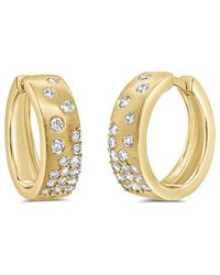 Sabrina Designs - 14K 0.46 Ct. Tw. Diamond Hoop Earrings - Lyst