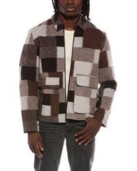 HUNTER - Elias Boiled Wool-Blend Jacket - Lyst