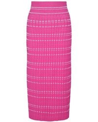 McQueen - High-Waisted Pencil Skirt - Lyst