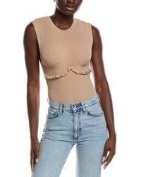 Sandro - Knit Sweater Bodysuit - Lyst