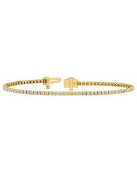 Lab Grown Diamonds - 14K 1.23 Ct. Tw. Lab-Grown Diamond Tennis Bracelet - Lyst