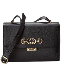Gucci - Zumi Small Leather Shoulder Bag - Lyst