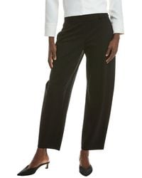 Anne Klein - Slash Pocket Barrel Leg Pant - Lyst