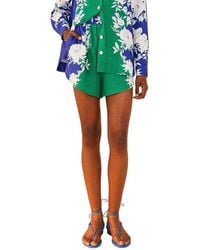FARM Rio - Linen-Blend Garden Short - Lyst