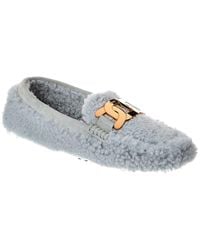 Tod's - Gommini Shearling Loafer - Lyst