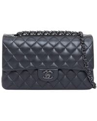 CHANEL - Quilted Leather Classic Double Flap Shoulder Bag (Authentic Pre- Loved) - Lyst