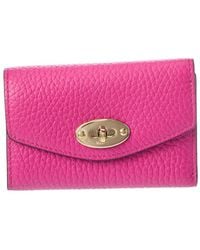 Mulberry - Darley Folded Leather Card Case - Lyst