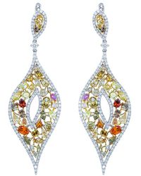 Diana M. Jewels - Fine Jewelry 18k 11.50 Ct. Tw. Diamond Earrings - Lyst