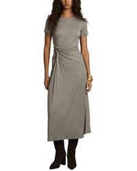 Reiss - Hadley Midi Jersey Wool-Blend Dress - Lyst