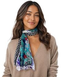 Blue Pacific - Elephant Houndstooth Neckerchief - Lyst