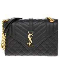 Saint Laurent - Sunset Medium Leather Shoulder Bag - Lyst