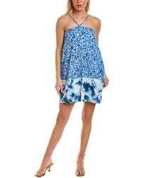 AMUR - Aminah Halter Mini Dress - Lyst