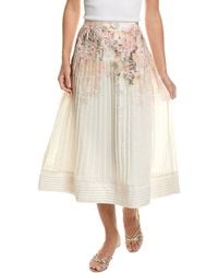 En Saison - Charlotte Midi Skirt - Lyst