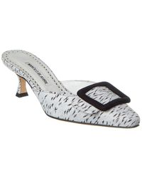 Manolo Blahnik - Maysalebi 50 Jacquard Mule - Lyst