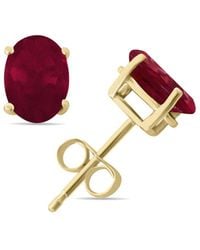Gemstones - 14k 4.00 Ct. Tw. Ruby Earrings - Lyst