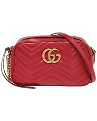Gucci - Matelasse Leather Small Marmont Shoulder Bag (Authentic Pre-Owned) - Lyst