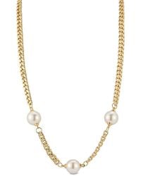 Glaze Jewelry - 18K Plated Station Necklace - Lyst
