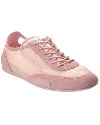 Jimmy Choo - Sunny Lace & Leather Sneaker - Lyst