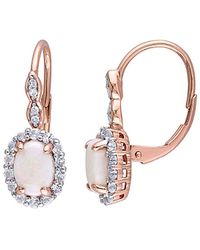 Rina Limor - 14k Rose Gold 1.78 Ct. Tw. Diamond & Gemstone Earrings - Lyst