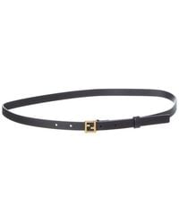 Fendi - Ff Leather Belt - Lyst