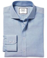 Charles Tyrwhitt - Non-iron Ludgate Weave Cutaway Slim Fit Shirt - Lyst