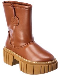 Stella McCartney - Emilie Teddy Platform Boot - Lyst