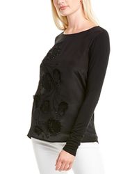 Max Mara Weekend Aloe Silk Top - Black