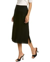 Theory - Silk Skirt - Lyst
