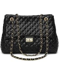 Tiffany & Fred Paris - Full-grain Quilted Leather Tote - Lyst