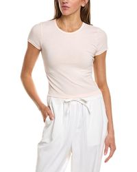James Perse - Cropped Sport T-Shirt - Lyst