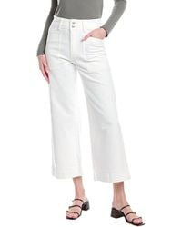 Joe's Jeans - White Wide Leg Cargo Ankle Jean - Lyst