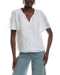 Vince Camuto - Tie Neck Princess Sleeve Blouse - Lyst