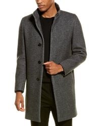 Theory Belvin Twill Wool & Cashmere-blend Coat - Black
