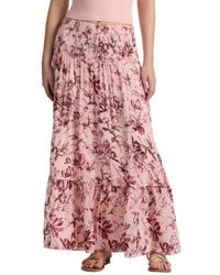 Alice + Olivia - Stevie Silk-Blend Midi Skirt - Lyst