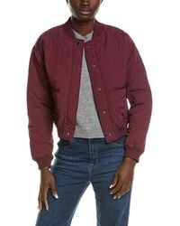 Marion - Quilted Geometric Bomber Jacket - Lyst