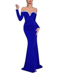 LOEY - Embellished Maxi Dress - Lyst