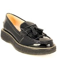 Tod's - Fringe Tassel Patent Loafer - Lyst