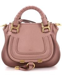 Chloé - Leather Marcie Satchel Baby (Authentic Pre-Loved) - Lyst